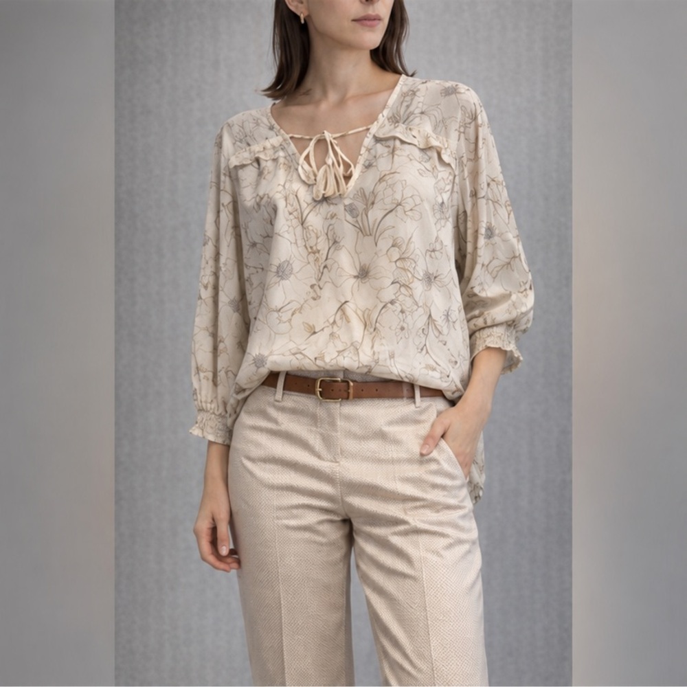 2 pc Outfit Lovestitch Blouse + Dalia Pants size medium